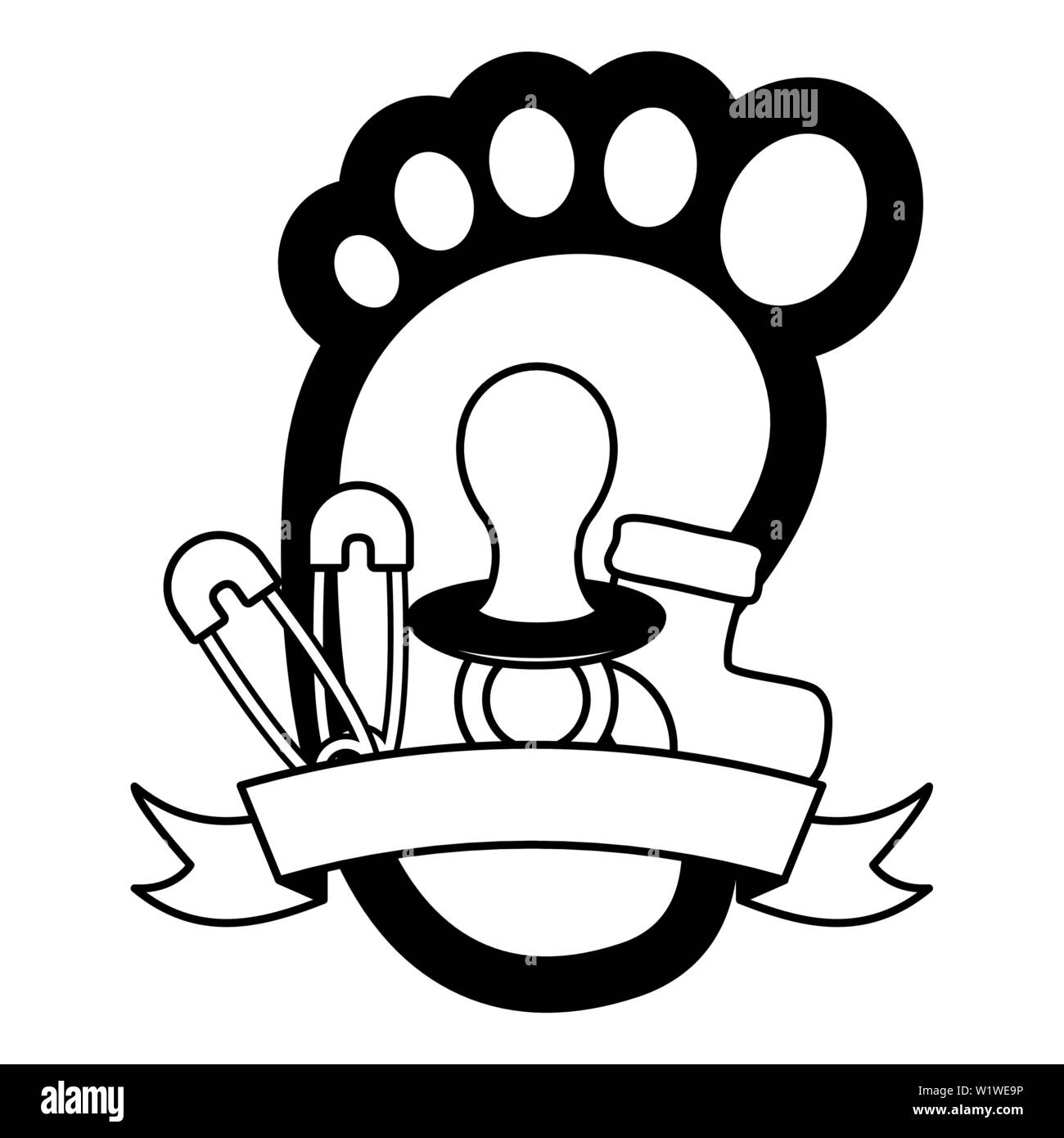 boy decoration baby shower card Stock Vector Image & Art - Alamy