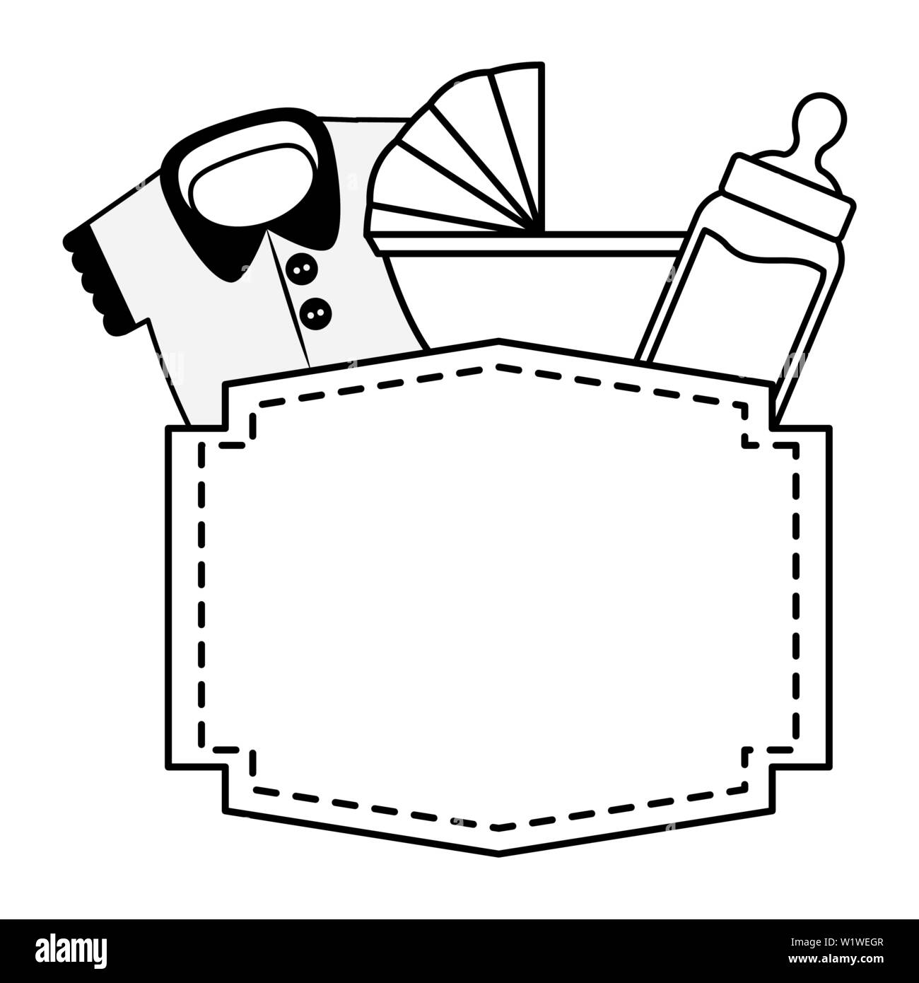 decoration baby shower card Stock Vector Image & Art - Alamy