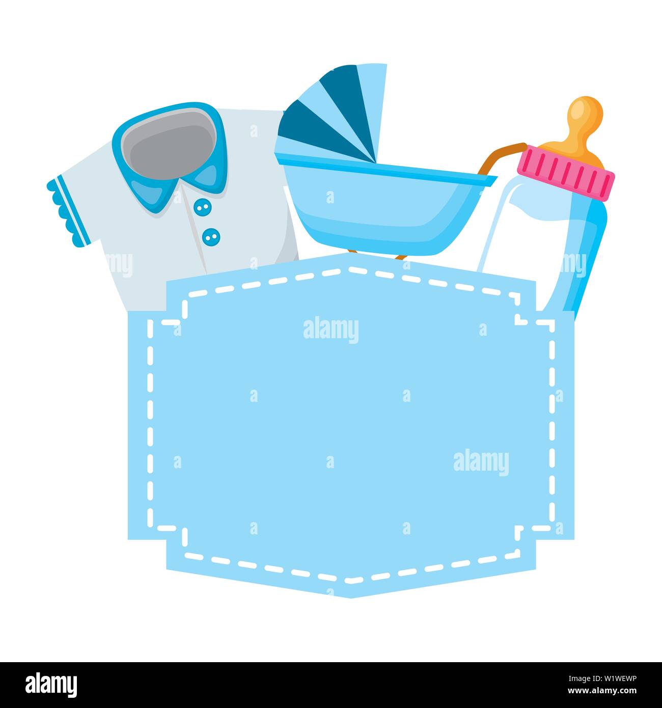 decoration baby shower card Stock Vector Image & Art - Alamy