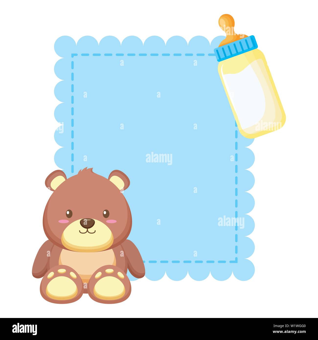 boy decoration baby shower card Stock Vector Image & Art - Alamy