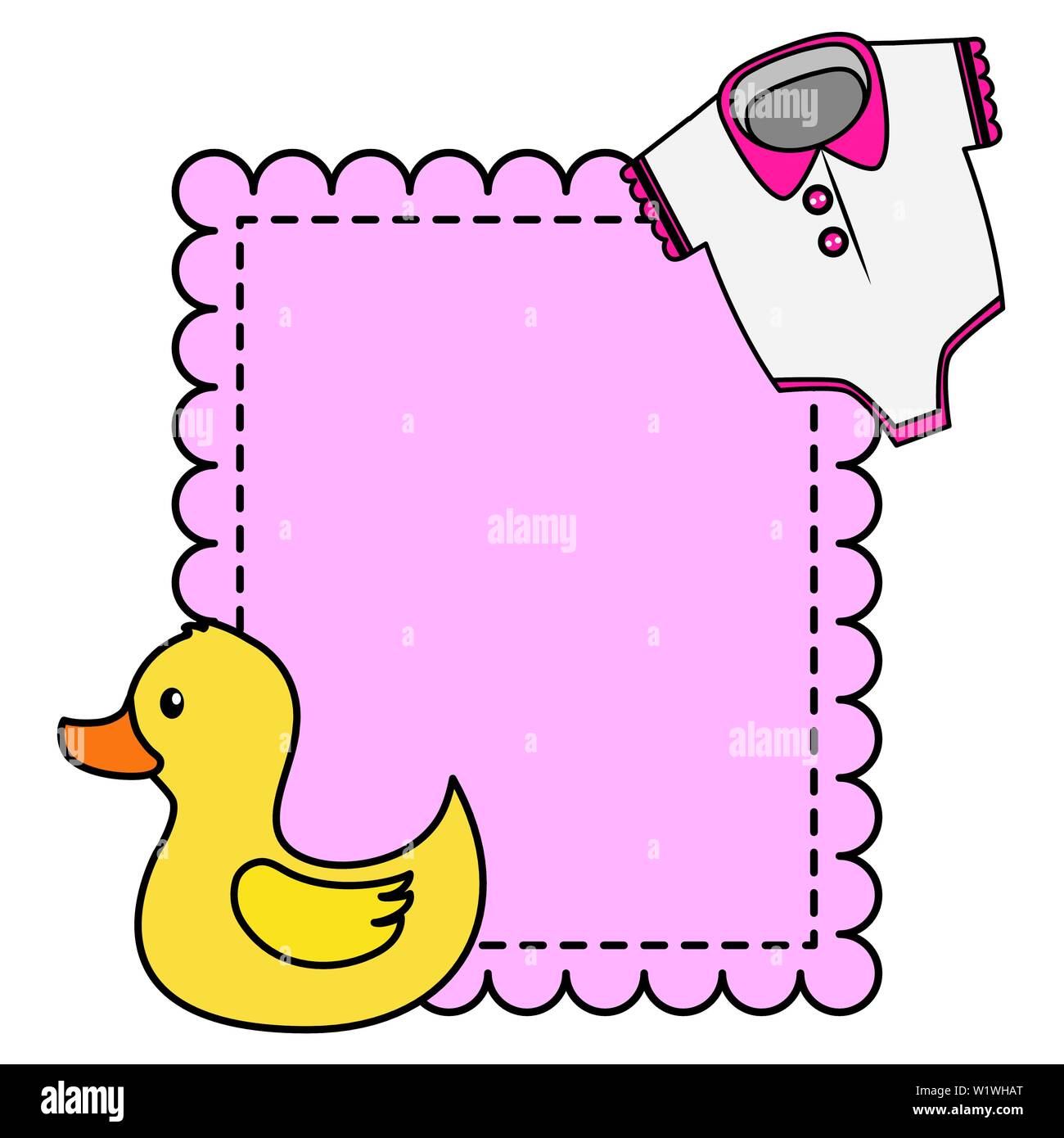girl decoration baby shower card Stock Vector Image & Art - Alamy