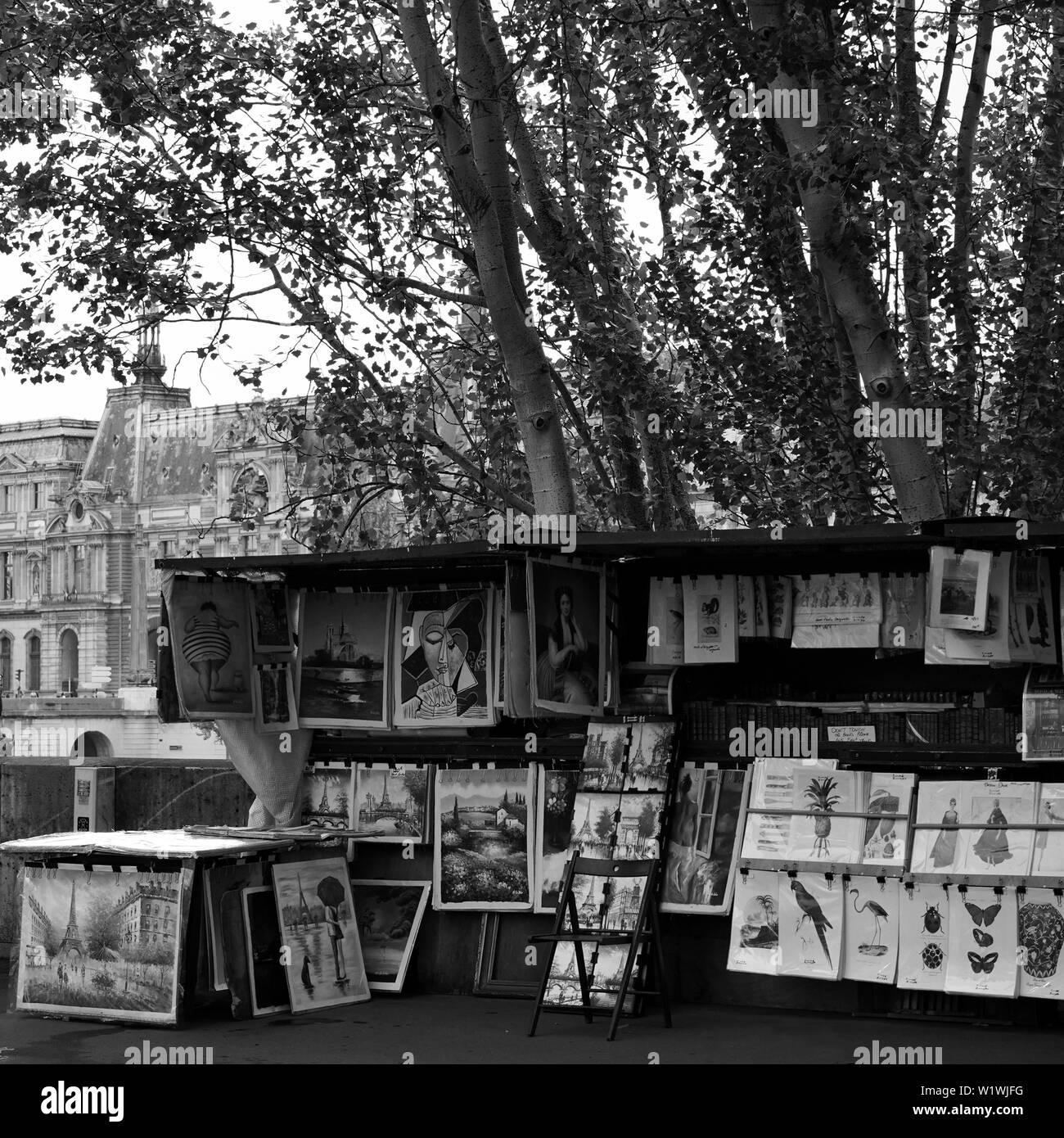 Paris Book Vendors 7b Stock Photo