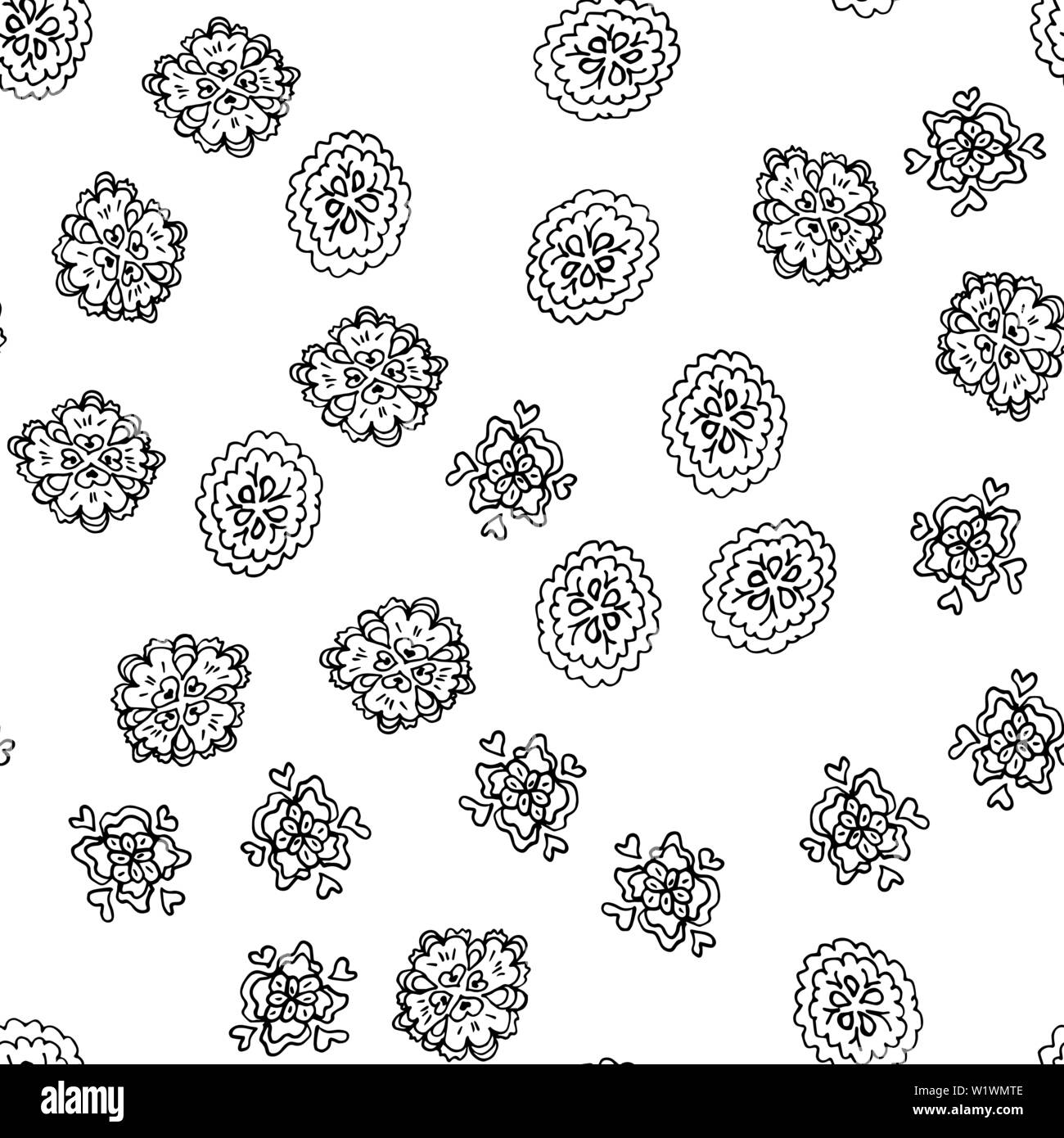 images Simple Flower Outline Background https www alamy com outline doodle seamless flowers in line art style on white background outline floral seamless pattern cute simple design hand drawn style pattern image259335342 html