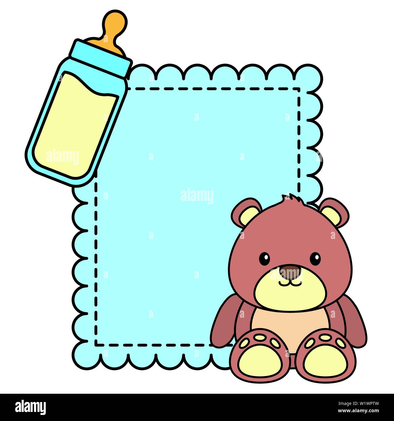 boy decoration baby shower card Stock Vector Image & Art - Alamy