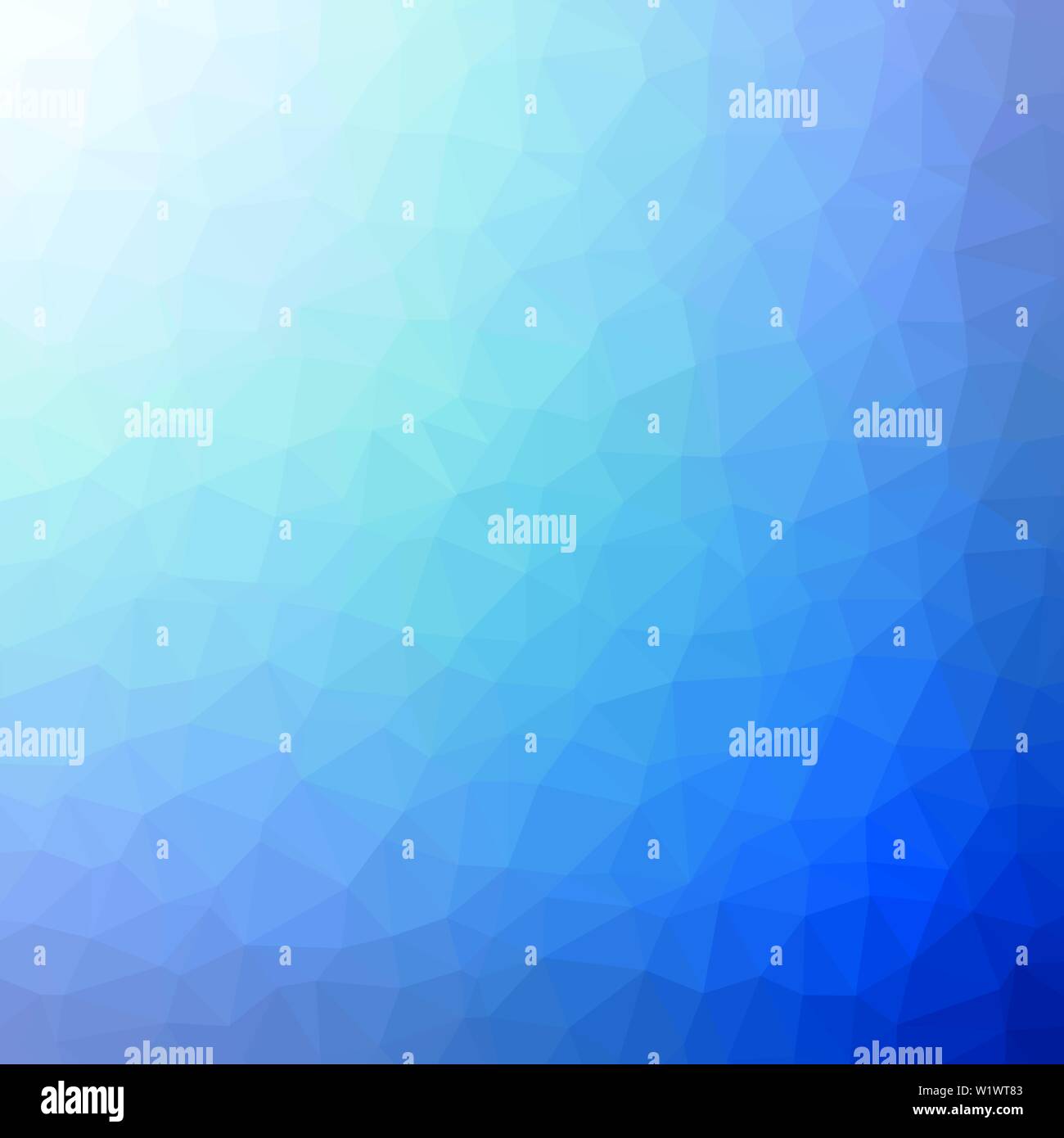 Blue Trendy Background. Abstract Low Poly Style. Crystal Polygon ...