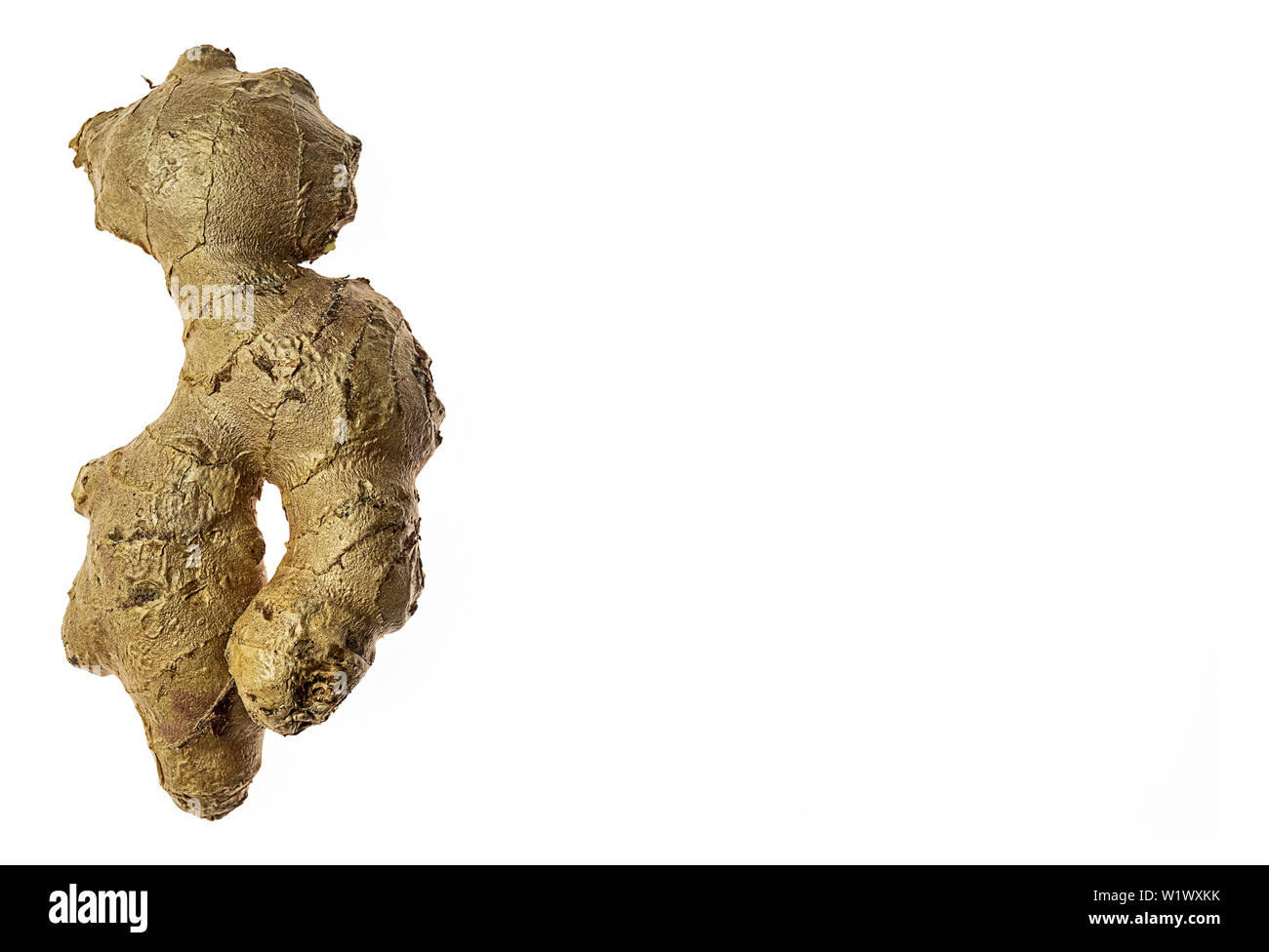 ginger root isolated on white background Stock Photo