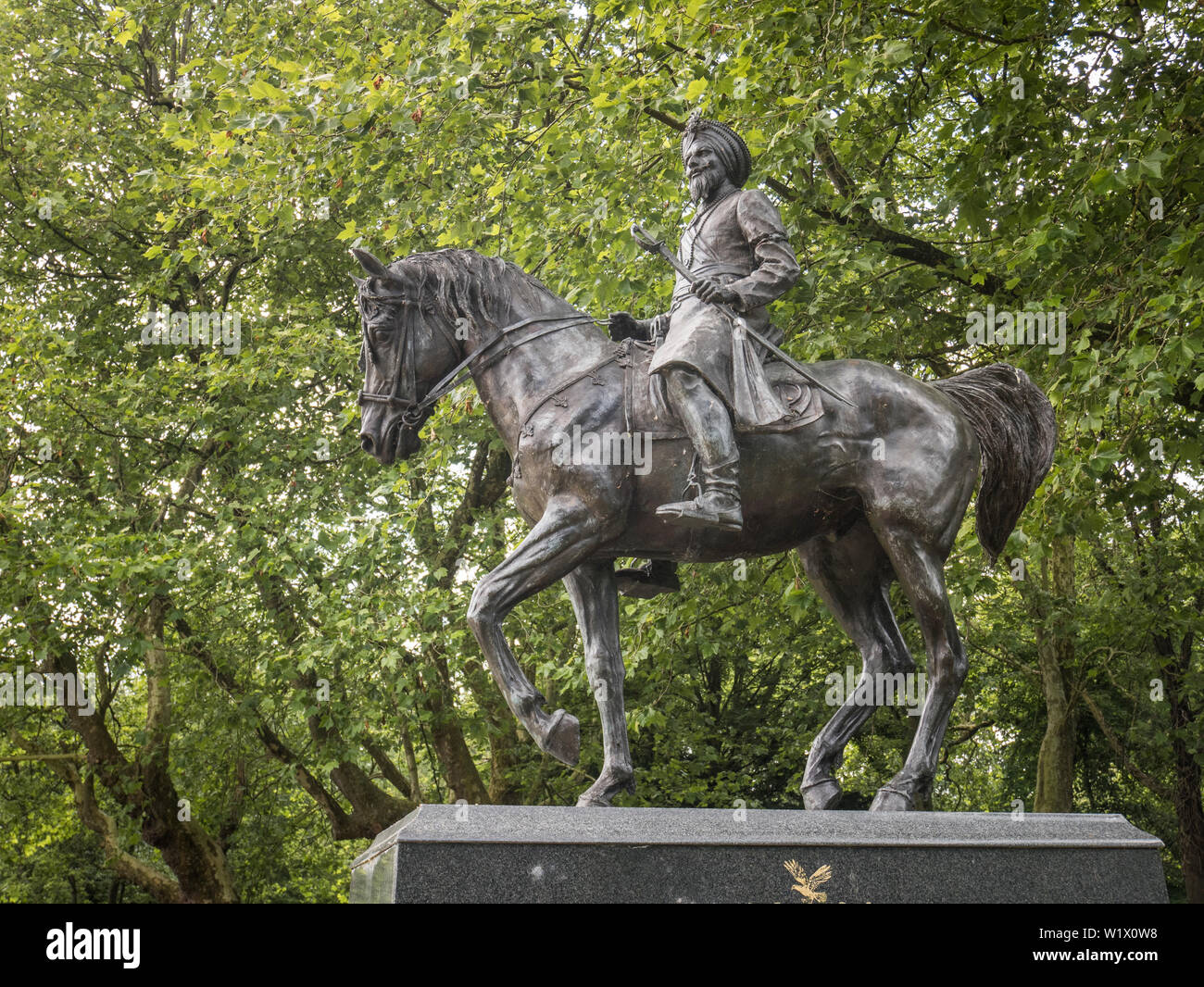 Maharajah Duleep Singh last ruler of the Sikh kingdom of Punjab who settled in Elveden in East Anglia Stock Photo