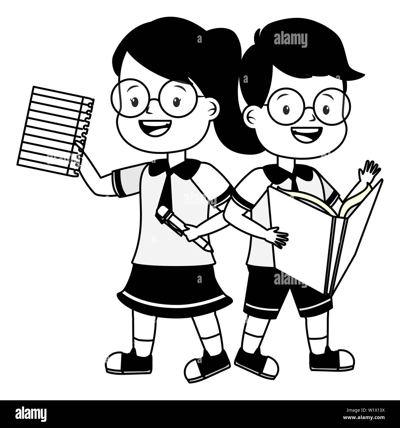 student back to school Stock Vector Image & Art - Alamy