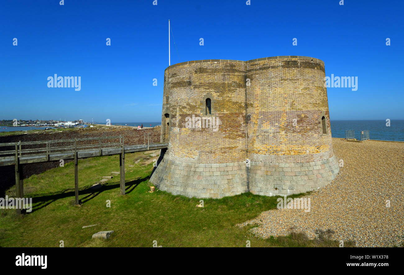 Martello Tower Aldeburgh Suffolk England Stock Photo