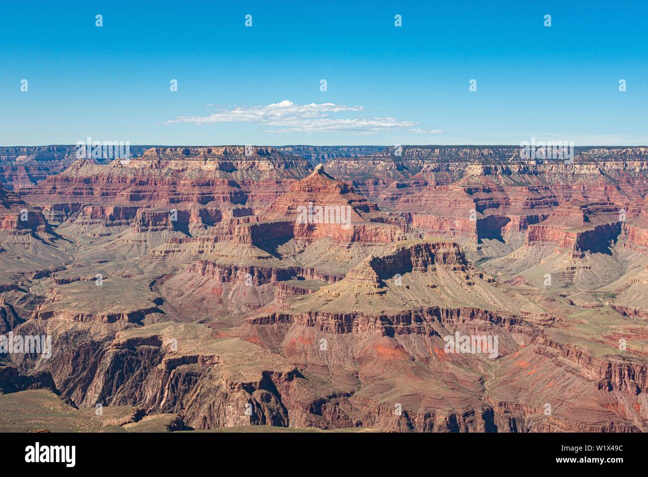 Canyon landscape, eroded rocky landscape of the Grand Canyon, South Rim ...