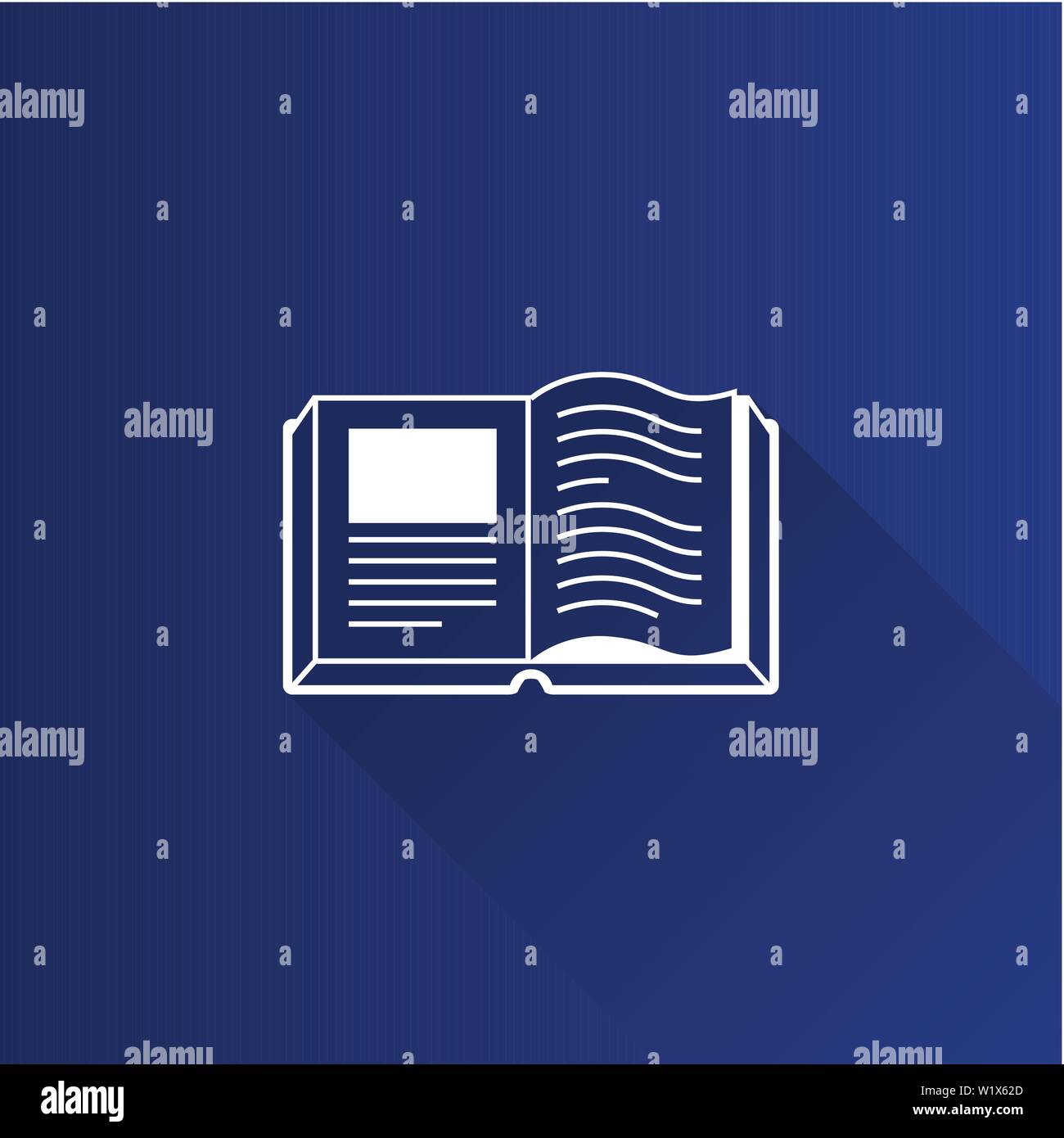 Books icon in Metro user interface color style. Education student ...