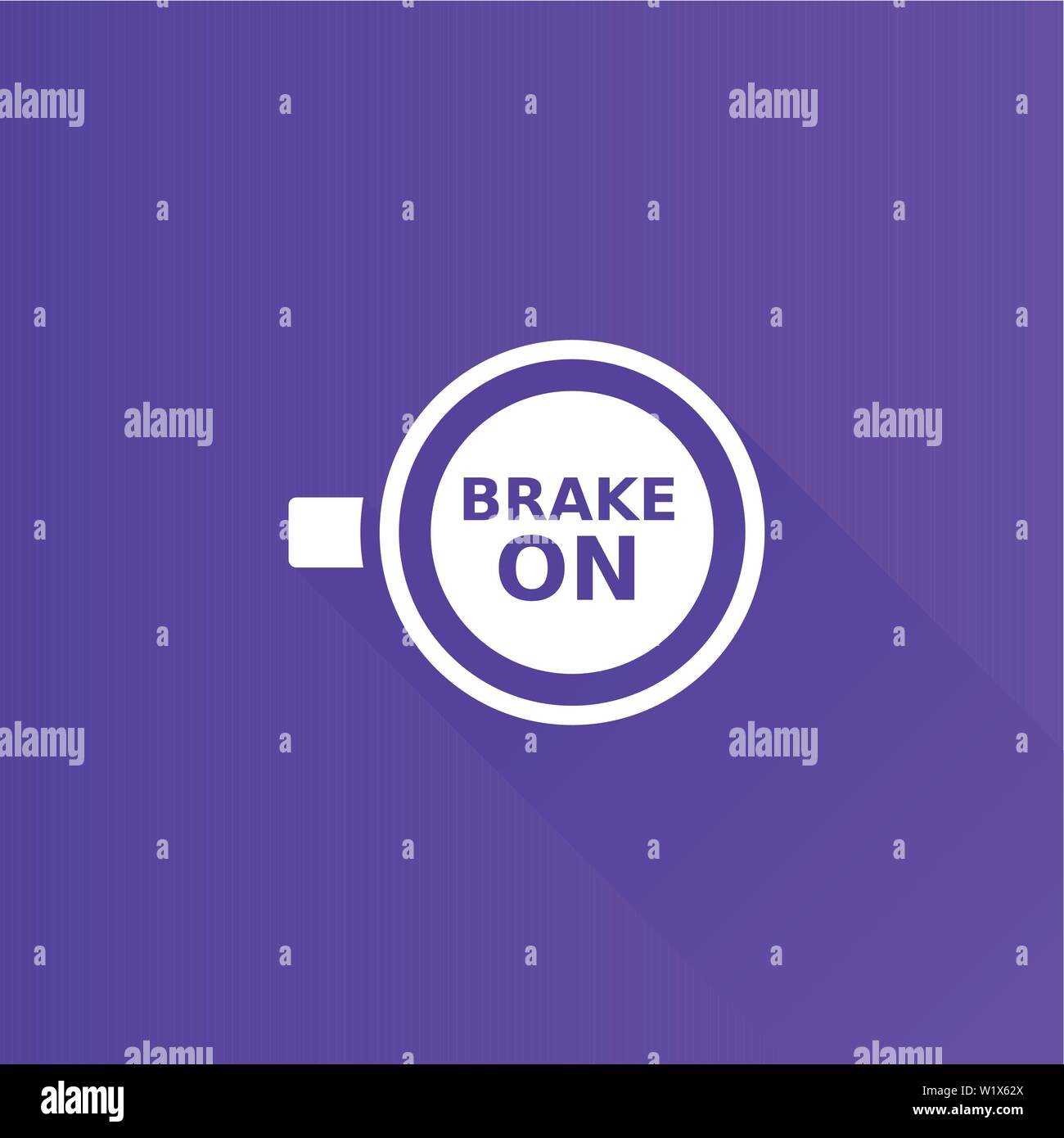 Race brake sign icon in Metro user interface color style. Sport ...