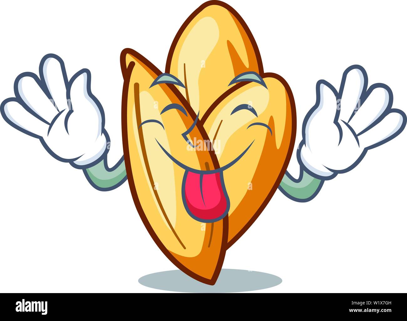 Tongue out orzo pasta in the character fridge Stock Vector Image & Art ...