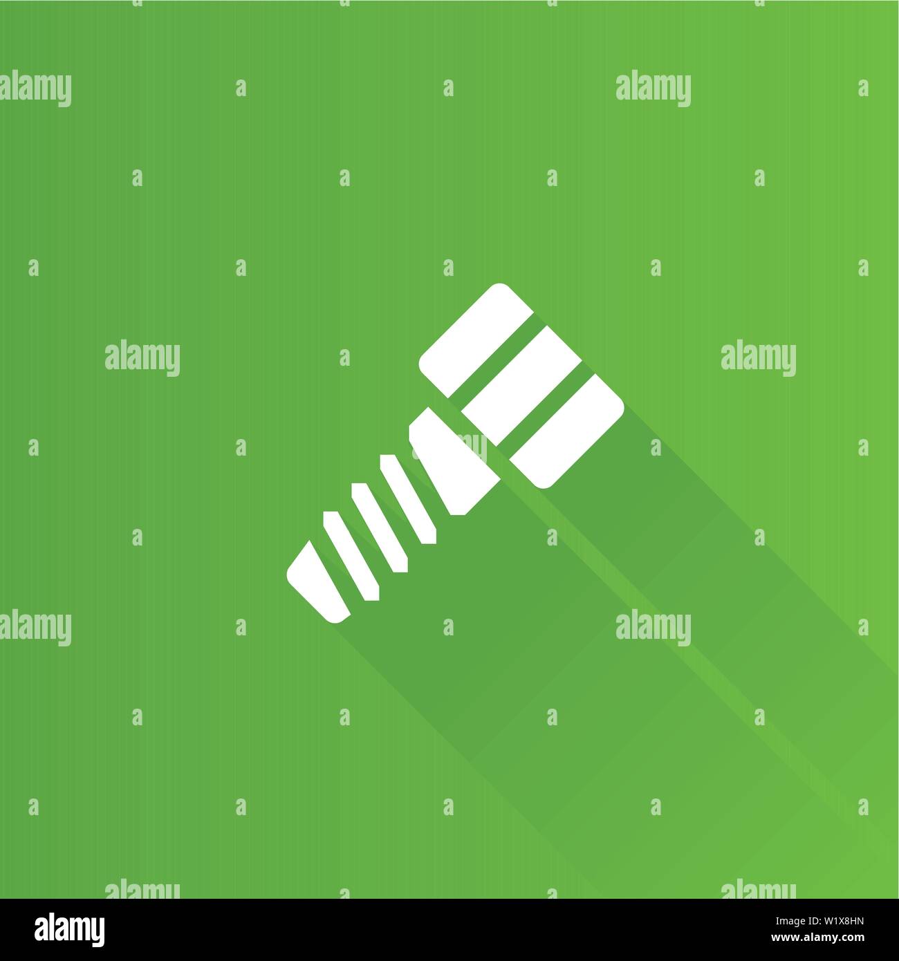 Screw icon in Metro user interface color style. Industrial metal ...