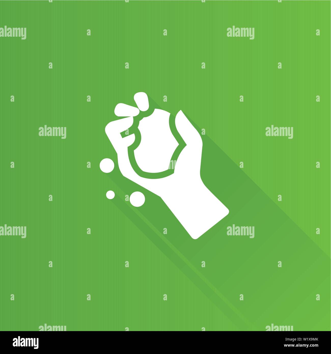 Hand holding snow icon in Metro user interface color style Stock Vector ...