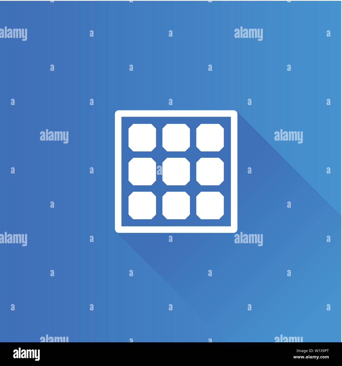 Solar cells panel icon in Metro user interface color style. Renewable ...