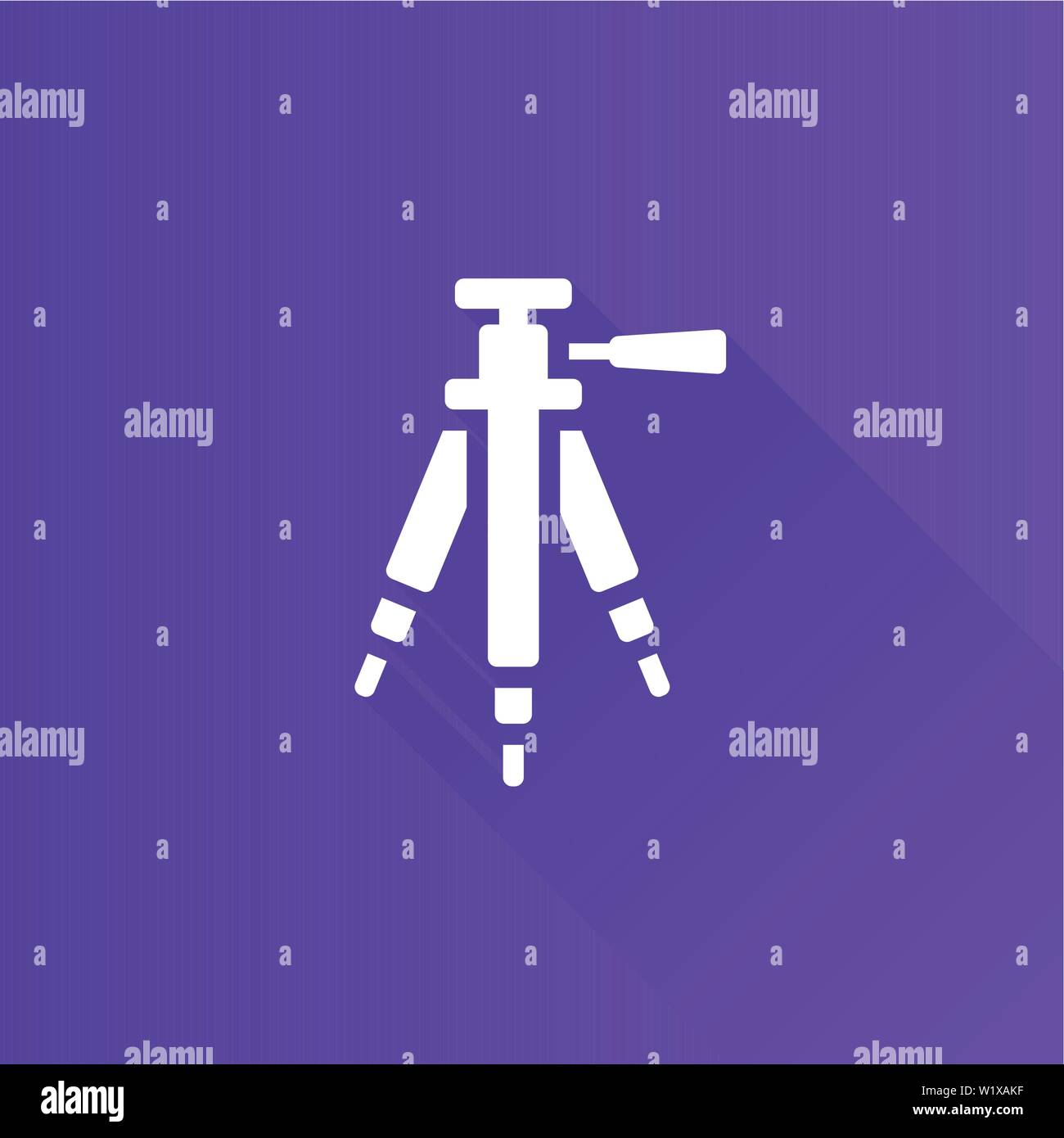 Camera tripod icon in Metro user interface color style. Photography stands stable Stock Vector