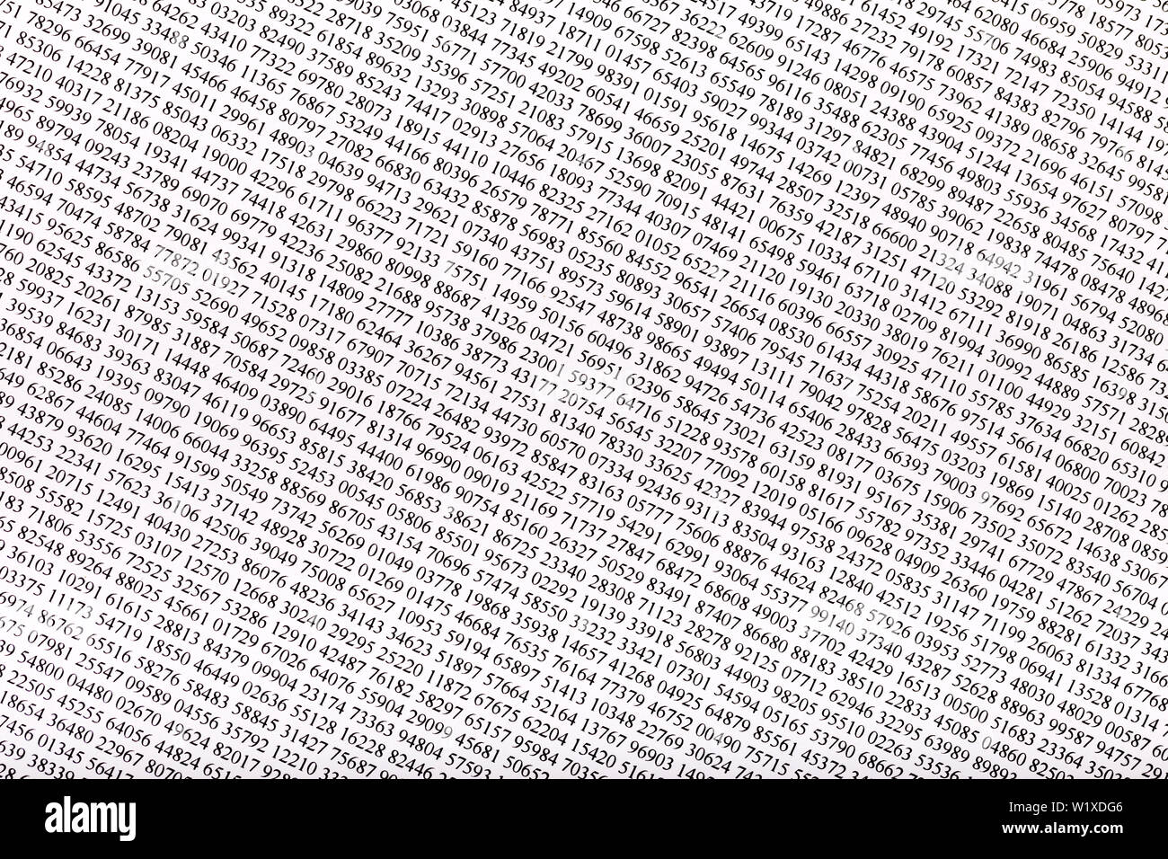 Numbers, background pattern Stock Photo - Alamy