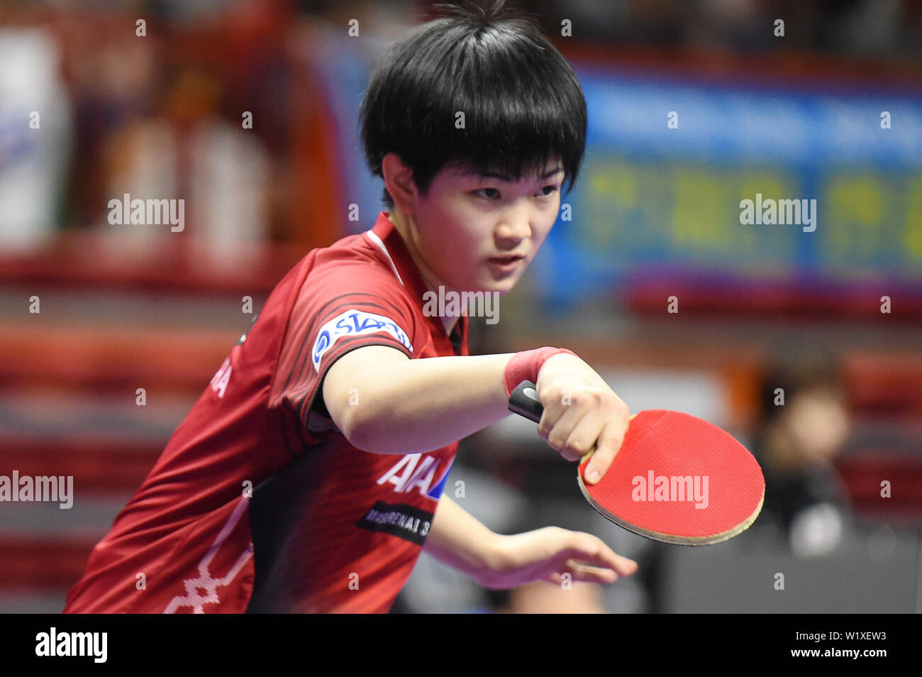Busan, South Korea. 4th July, 2019. Miyuu Kihara (JPN) Table Tennis