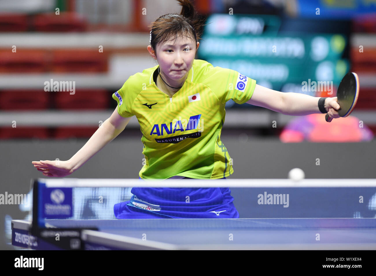 Busan, South Korea. 4th July, 2019. Hina Hayata (JPN) Table Tennis ...