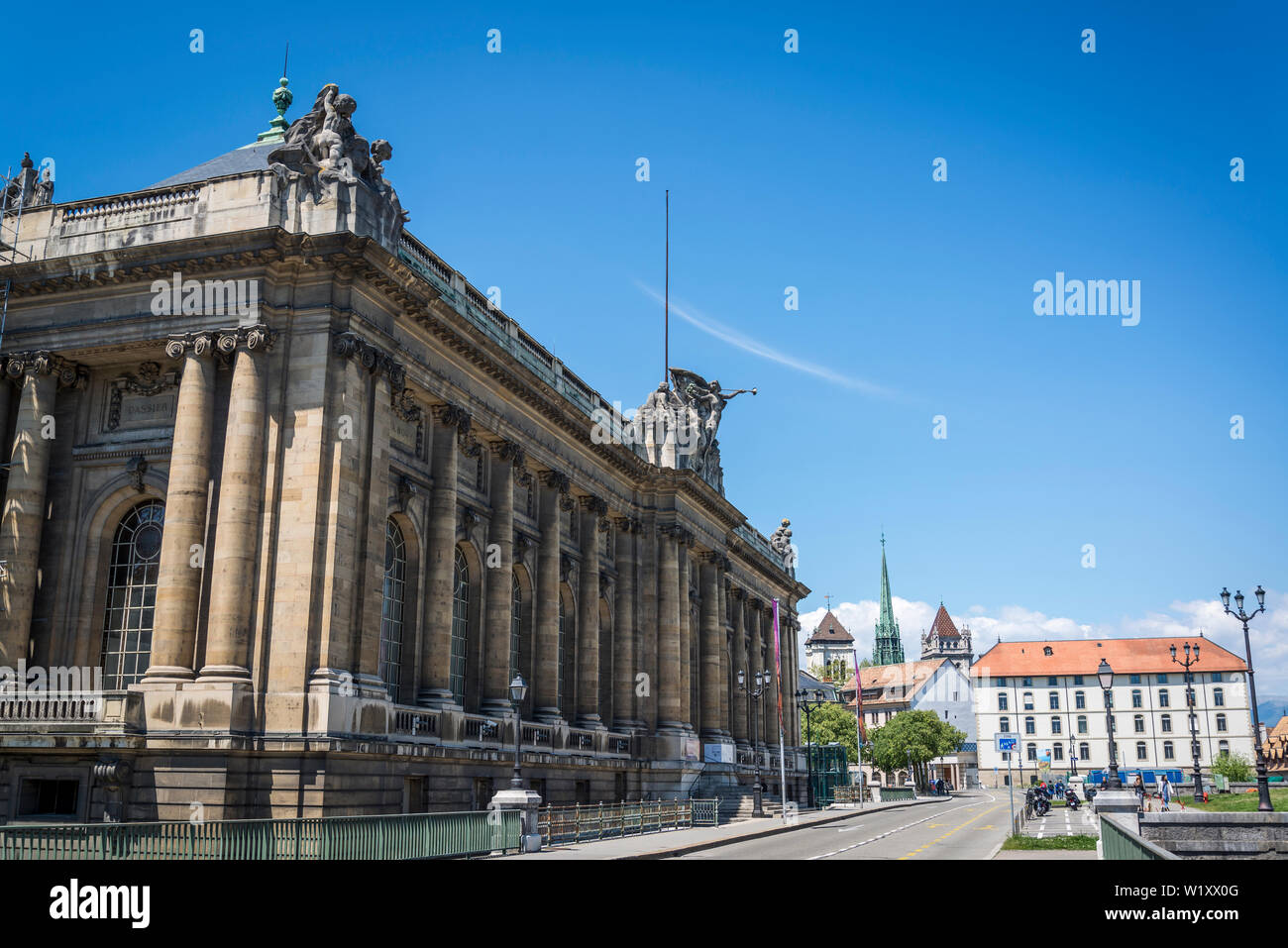 Art and history museum, the largest museum in the city, Geneva, Switzerland Stock Photo
