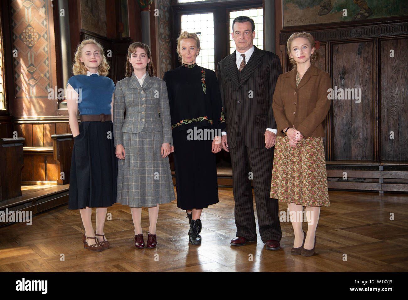 from left: actress Elisa SCHLOTT in the role of Ulla Wolf, actress ...