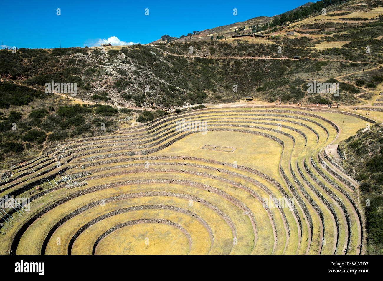 Perù, Moray, Inca agricultural experimental center Stock Photo - Alamy
