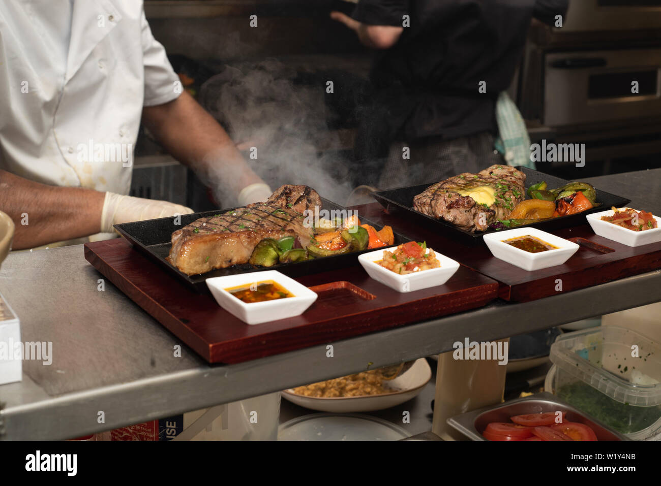 Plating Meals High Resolution Stock Photography And Images Alamy