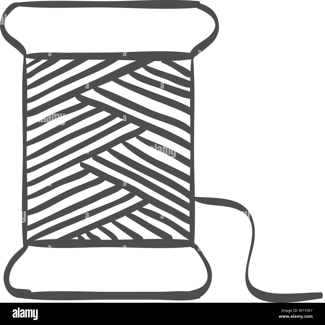 Sewing needle in fabric Black and White Stock Photos & Images Alamy