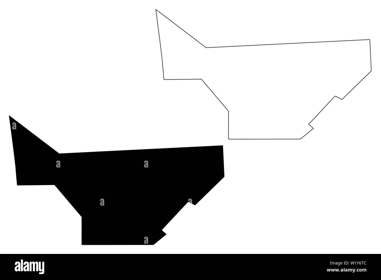 Sool region (Federal Republic of Somalia, Horn of Africa) map vector illustration, scribble sketch Sool map Stock Vector