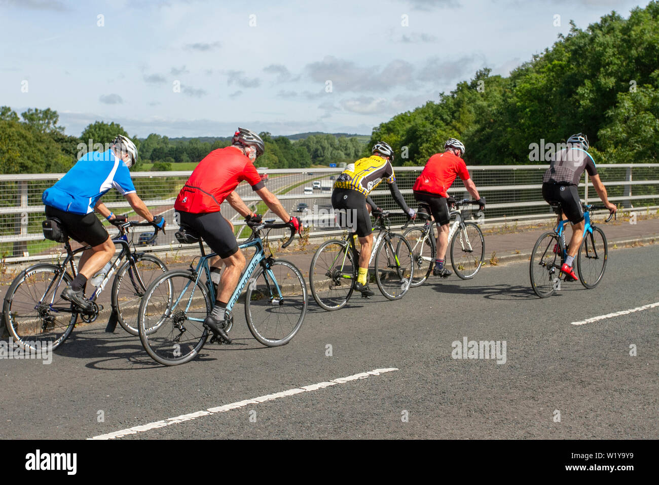 Lancaster 4th July 2019. UK Weather Clear sunny conditions for