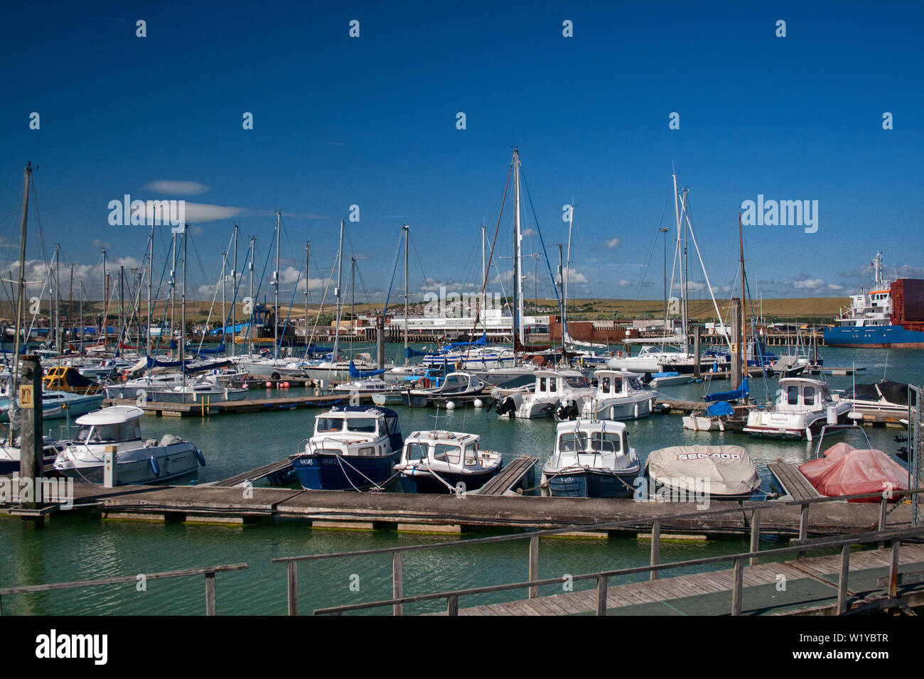 Newhaven marina boats hires stock photography and images Alamy