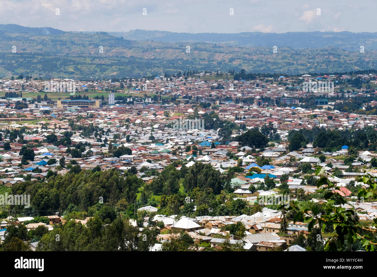 City of Mbeya, Tanzania, Africa Stock Photo