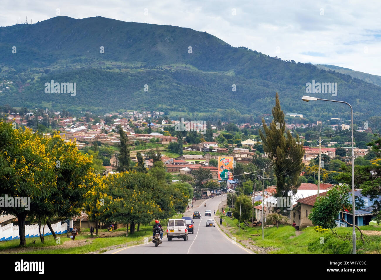 City of Mbeya, Tanzania, Africa Stock Photo