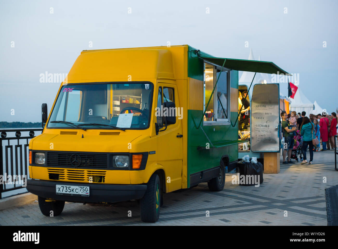 Vintage Food Truck Stock Photos Vintage Food Truck Stock