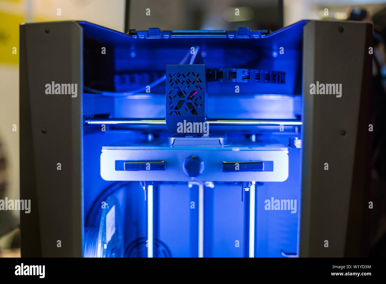 3D printer during work Stock Photo