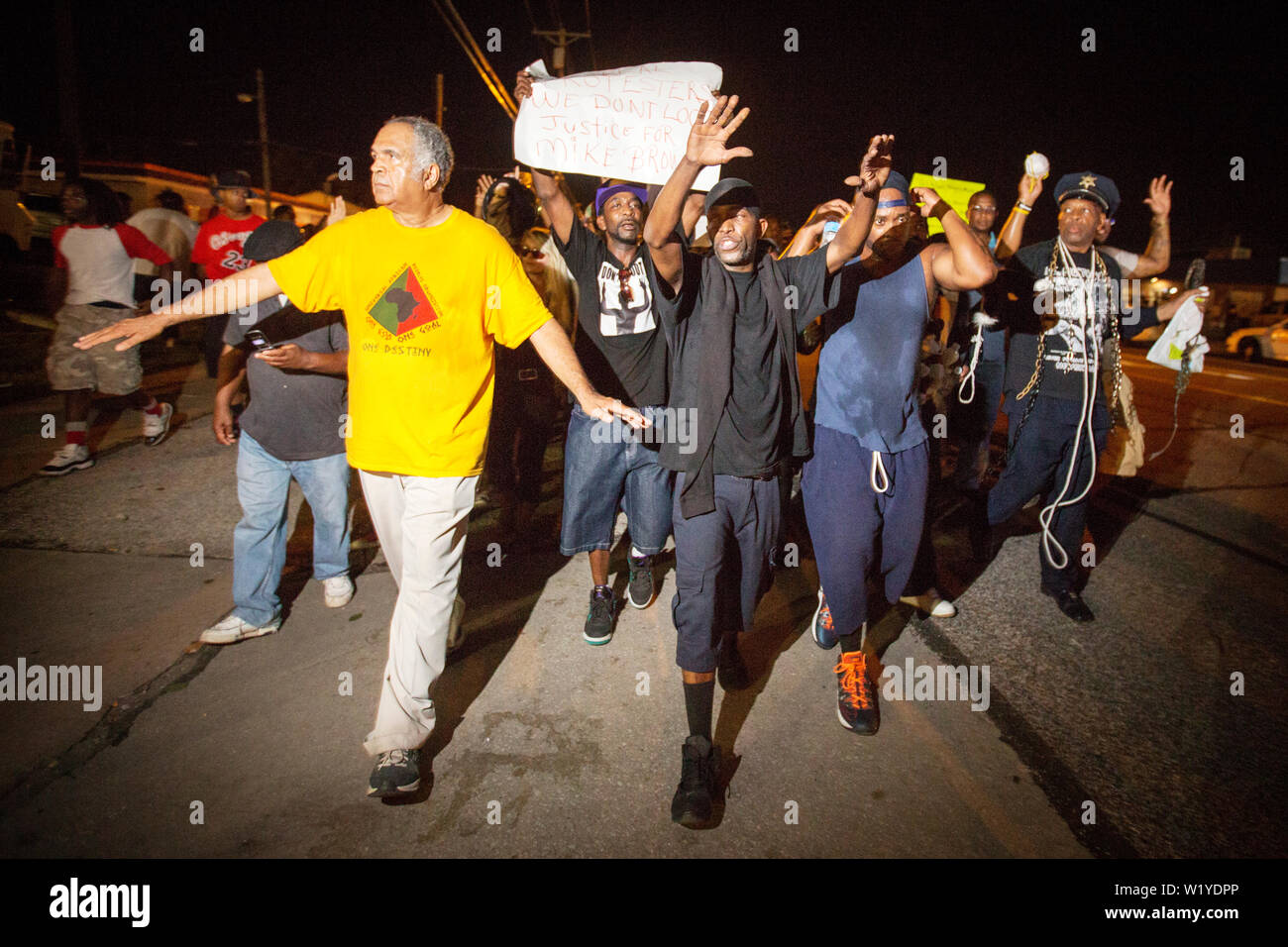 Ferguson riot police protests hi-res stock photography and images - Alamy