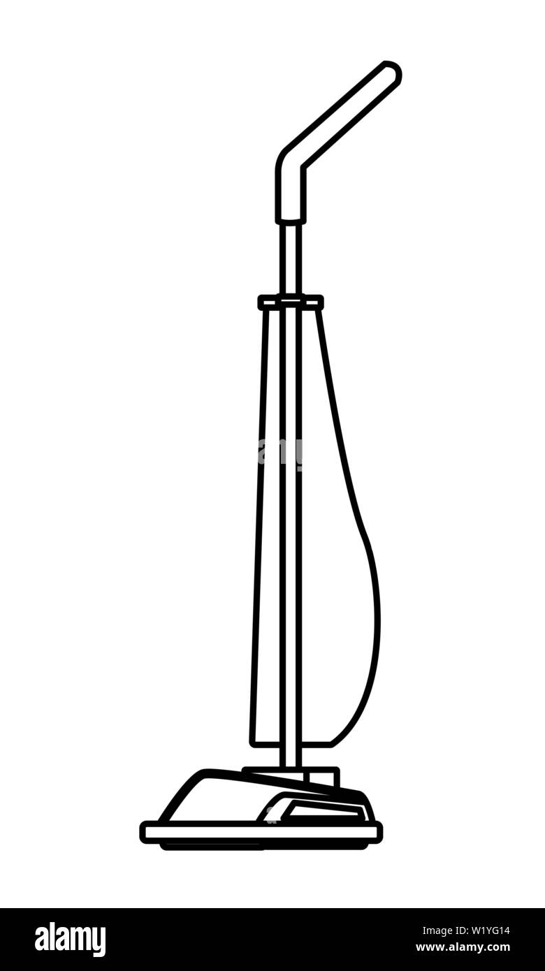 cleaning and hygiene equipment icons in black and white Stock Vector ...