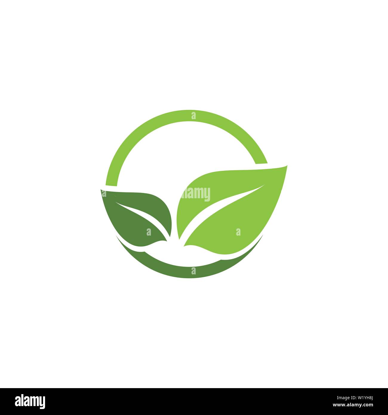 green leaf ecology nature element vector Stock Vector Image & Art - Alamy