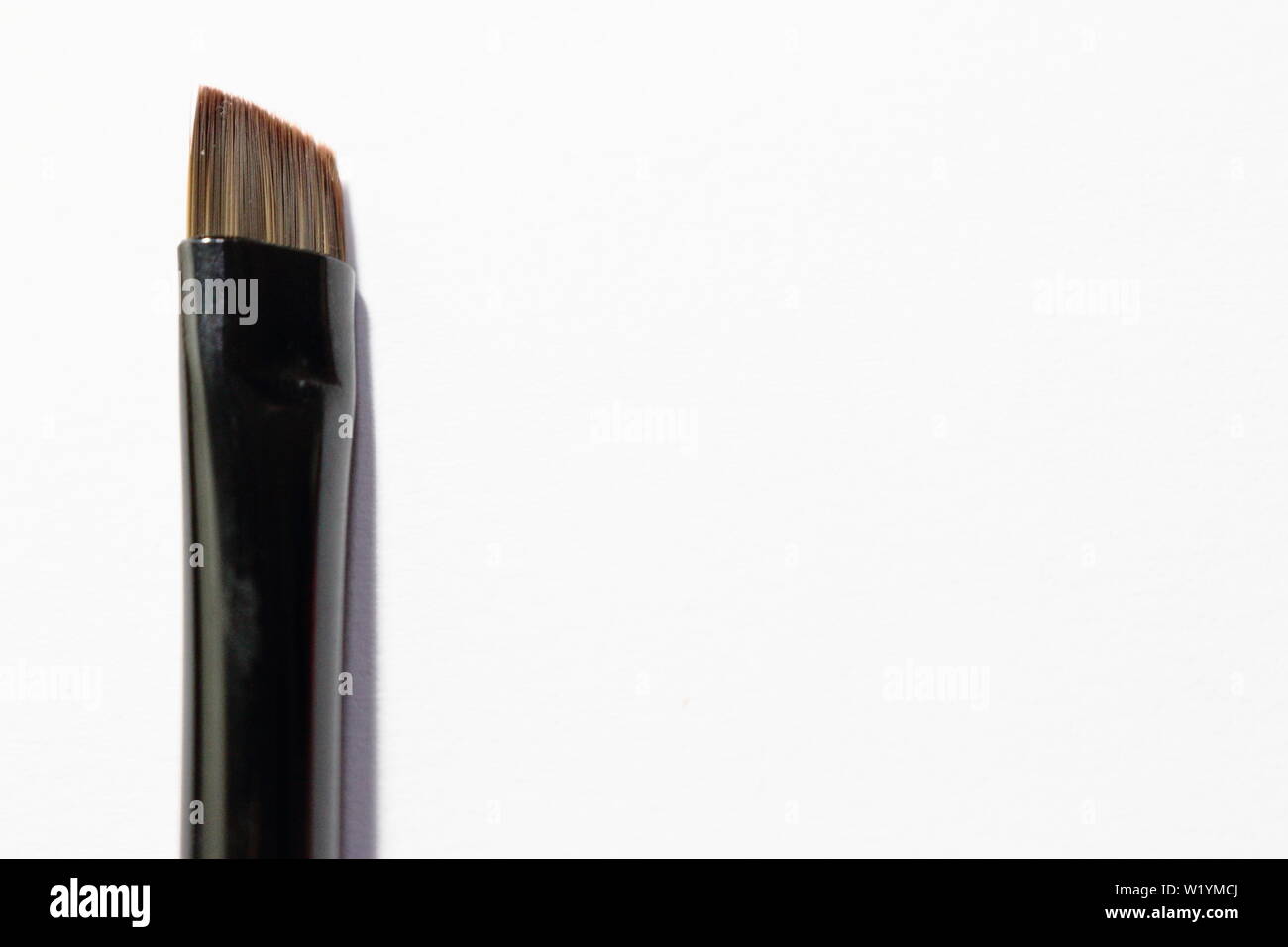 Make-up brush isolated on white background Stock Photo