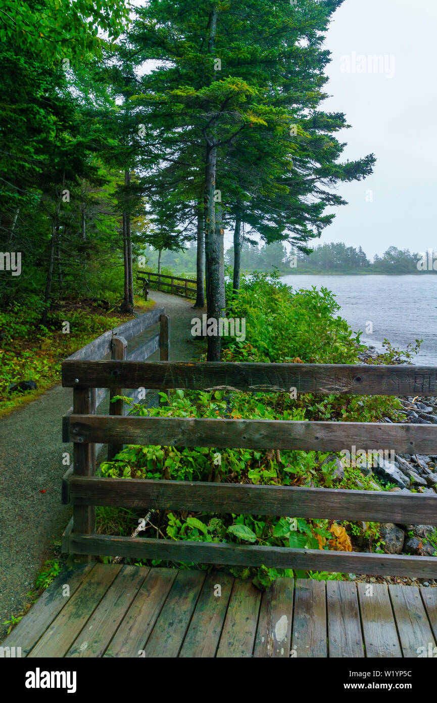 Views of Ingonish beach and Freshwater lake, in Cape Breton Highlands