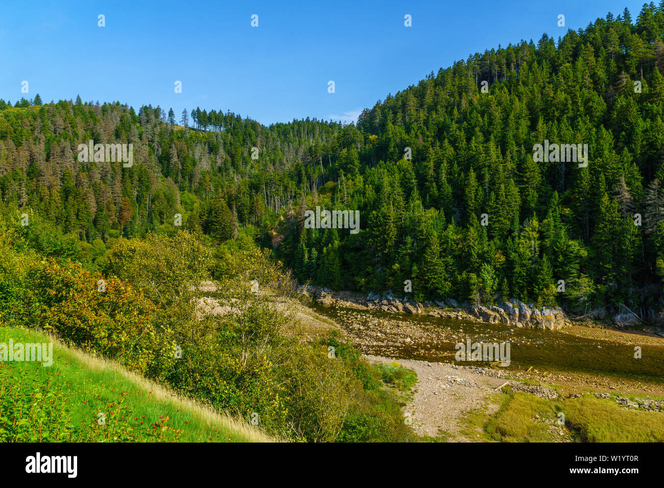 View of the Big Salmon River, in Fundy Trail Parkway park, New