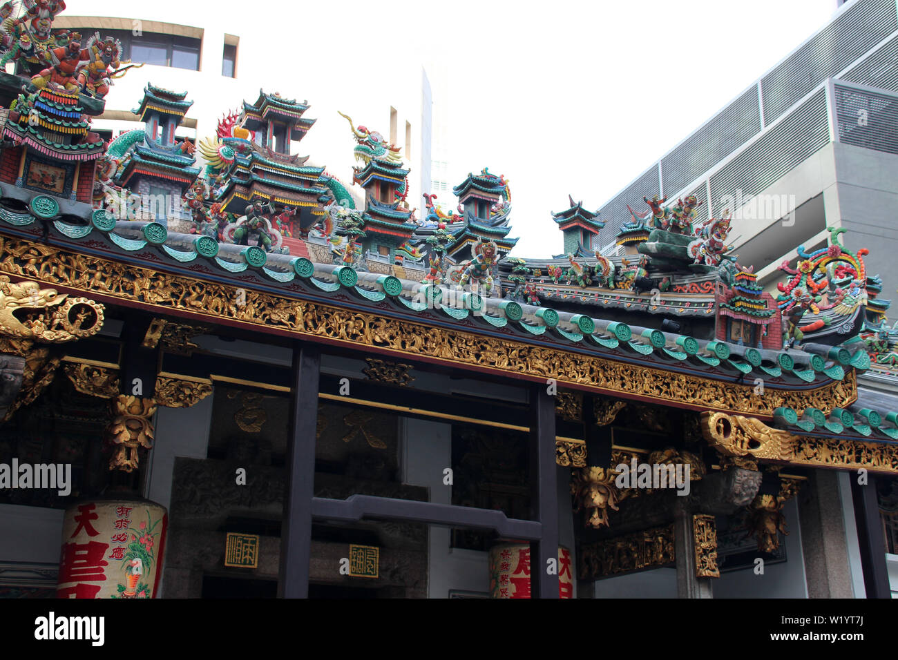 chinese and buddhist temple (Wak Hai Cheng Bio) in singapore Stock
