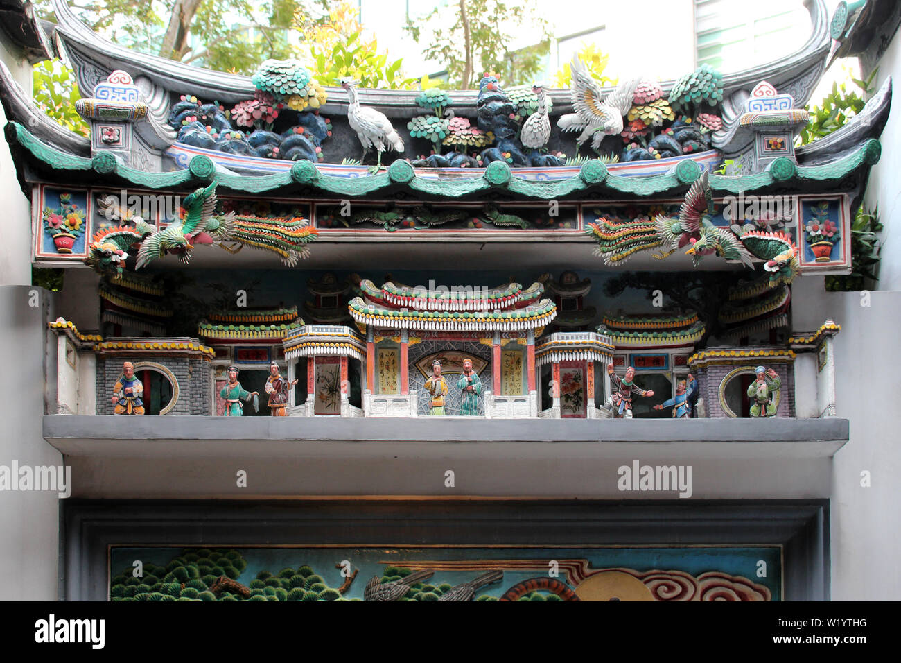 chinese and buddhist temple (Wak Hai Cheng Bio) in singapore Stock