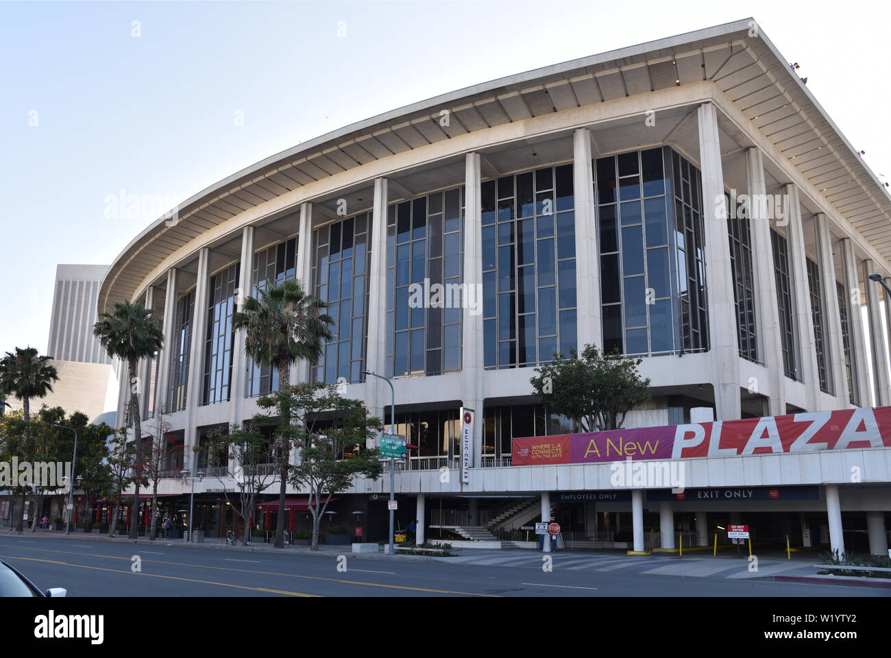 LOS ANGELES, CA/USA  - APRIL 14, 2019: Dorothy Chandler Pavillion of the Los Angeles Music Center Stock Photo