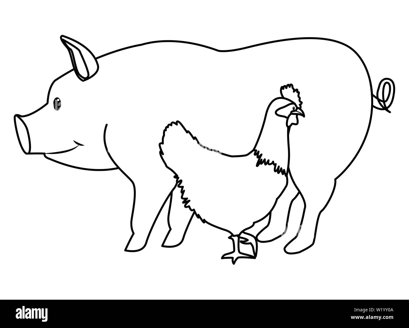 farm, animals and farmer cartoon in black and white Stock Vector Image & Art - Alamy farm, animals and farmer cartoon in black and white Stock Vector Image & Art - Alamy