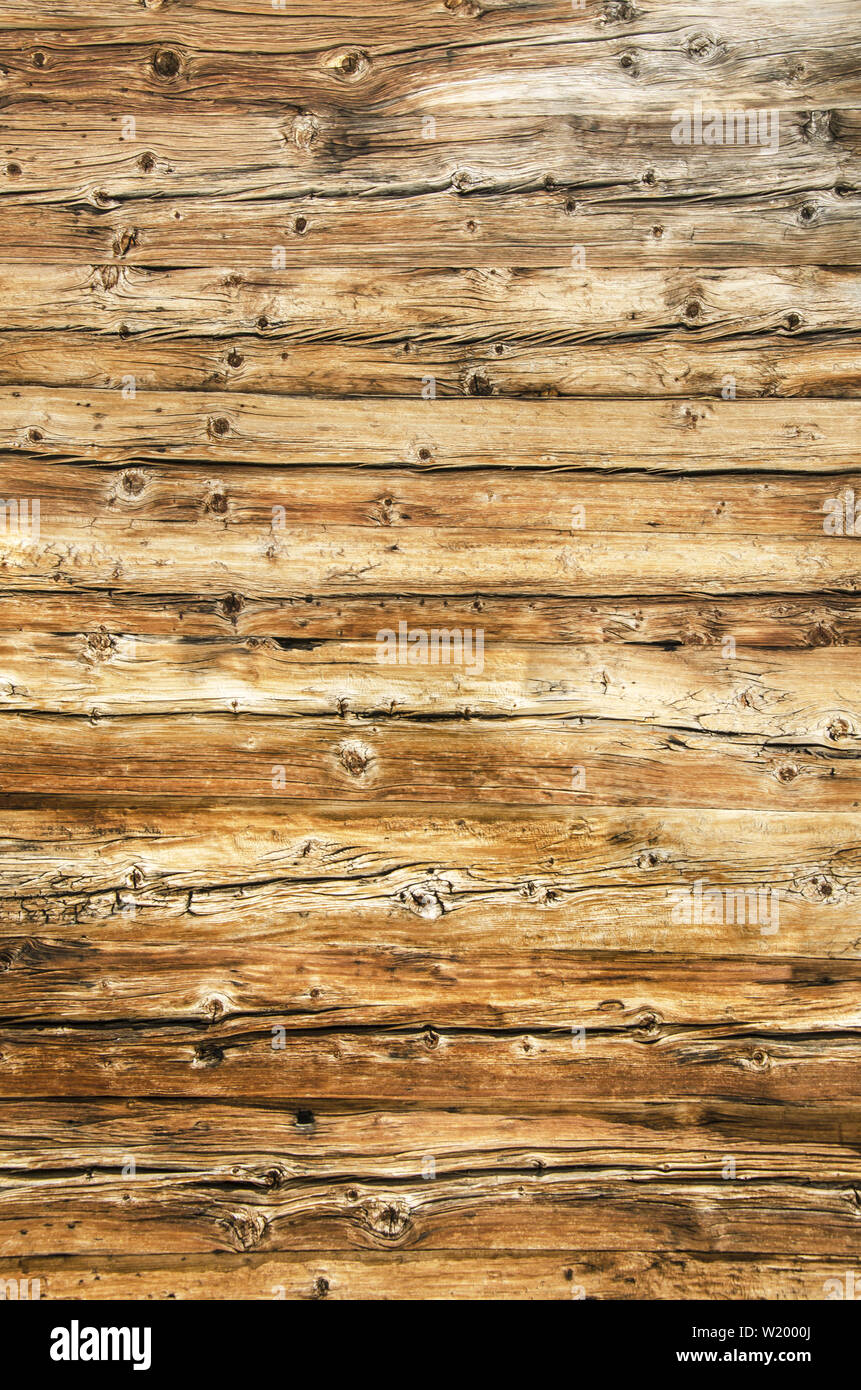 aged wooden planks texture worn down by the sun and water Stock Photo