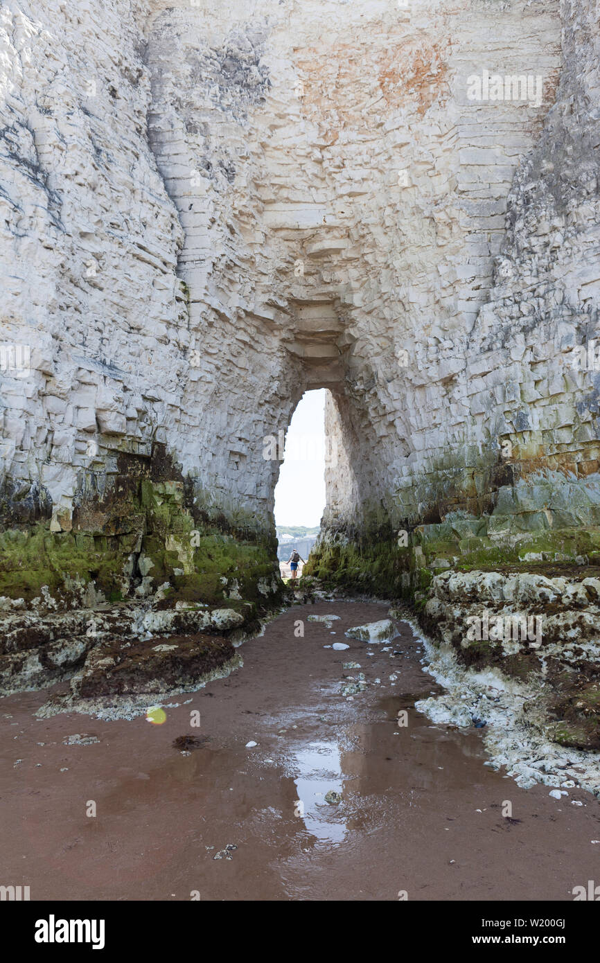 Kingsgate Bay Sea Arch, Margate, Kent, England Stock Photo Alamy