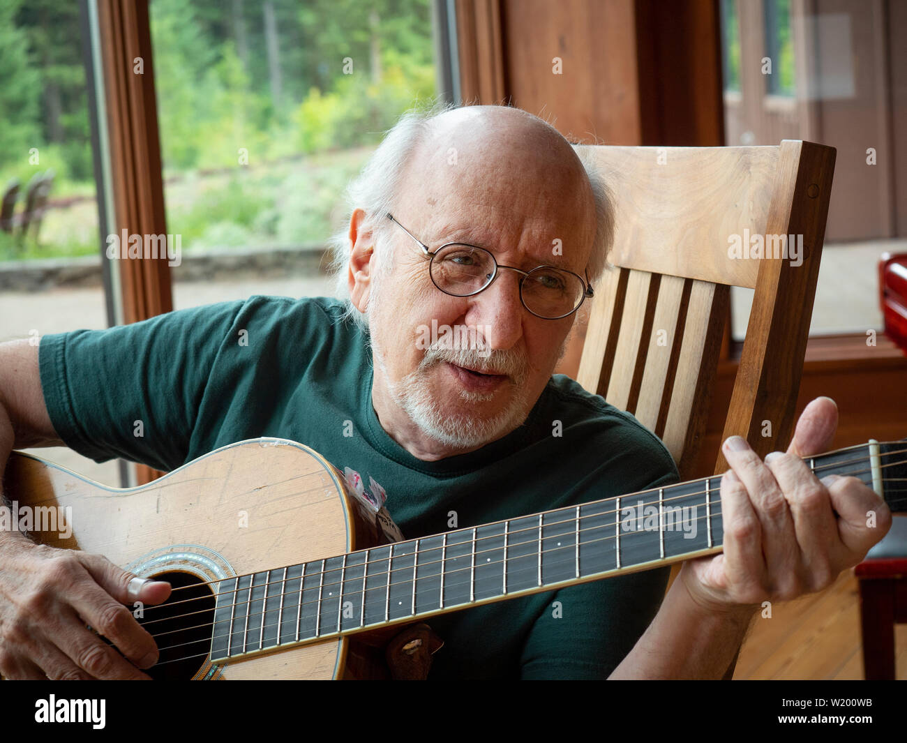 Folksinger Peter Yarrow of the 1960's folk group Peter Paul and Mary. Stock Photo