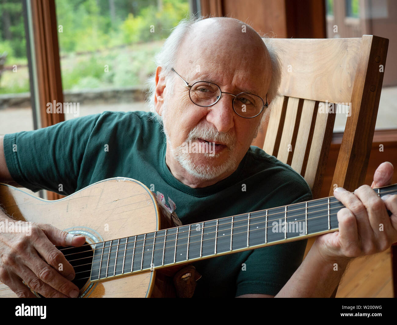 Folksinger Peter Yarrow of the 1960's folk group Peter Paul and Mary. Stock Photo